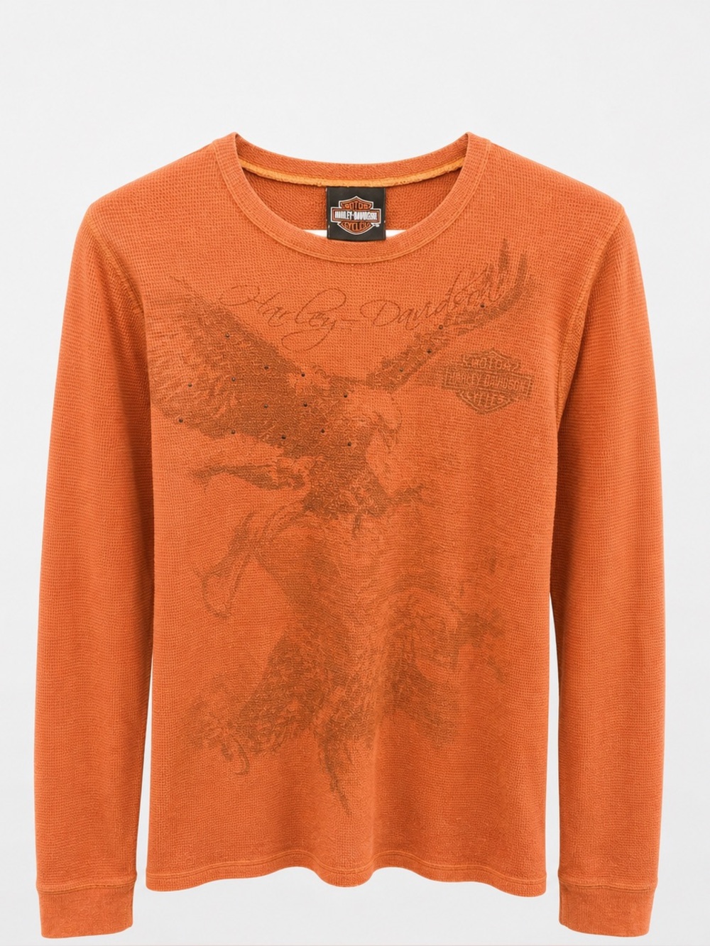 Harley Davidson  Thermal Shirt Sequins Womens Size L